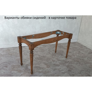 Банкетка 80см,  орех светлый(масло)  тип В (Неаполь)